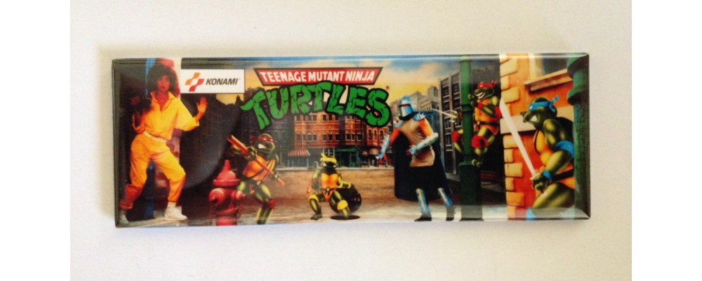 Teenage Mutant Ninja Turtles- Marquee - Magnet - Konami